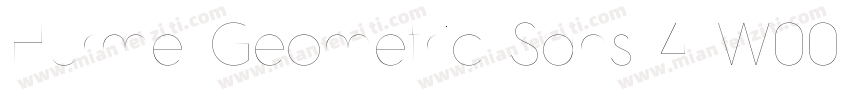 Hurme Geometric Sans 4 W00 SmBd字体转换